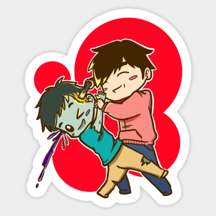 Bash the zombie Sticker